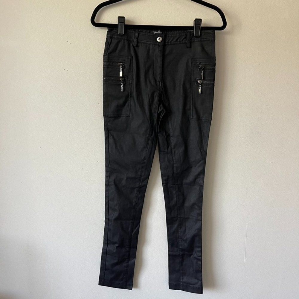 sorella black moto jeans size L